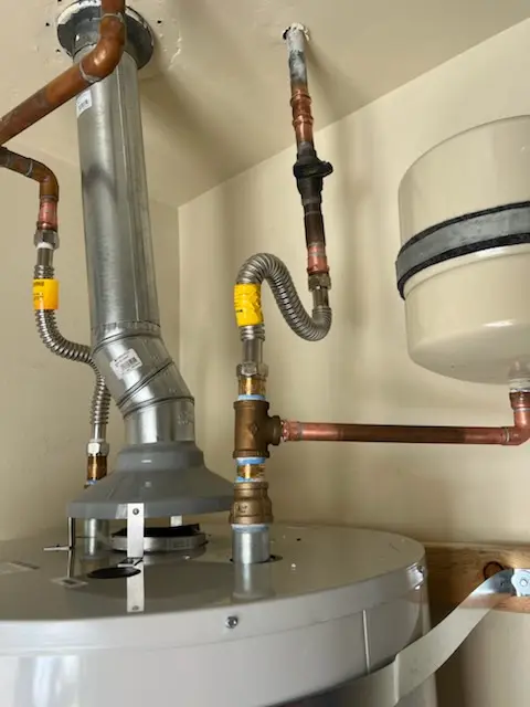 Water heater installation and plumbing repair in 45th and Moncrief